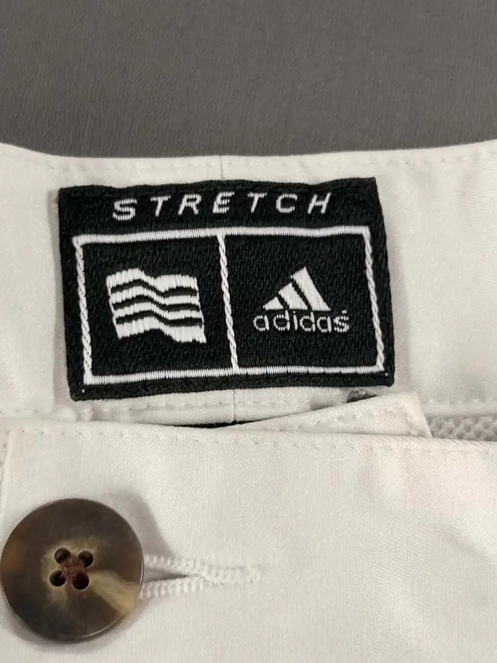 Adidas White Golf Stretch Shorts